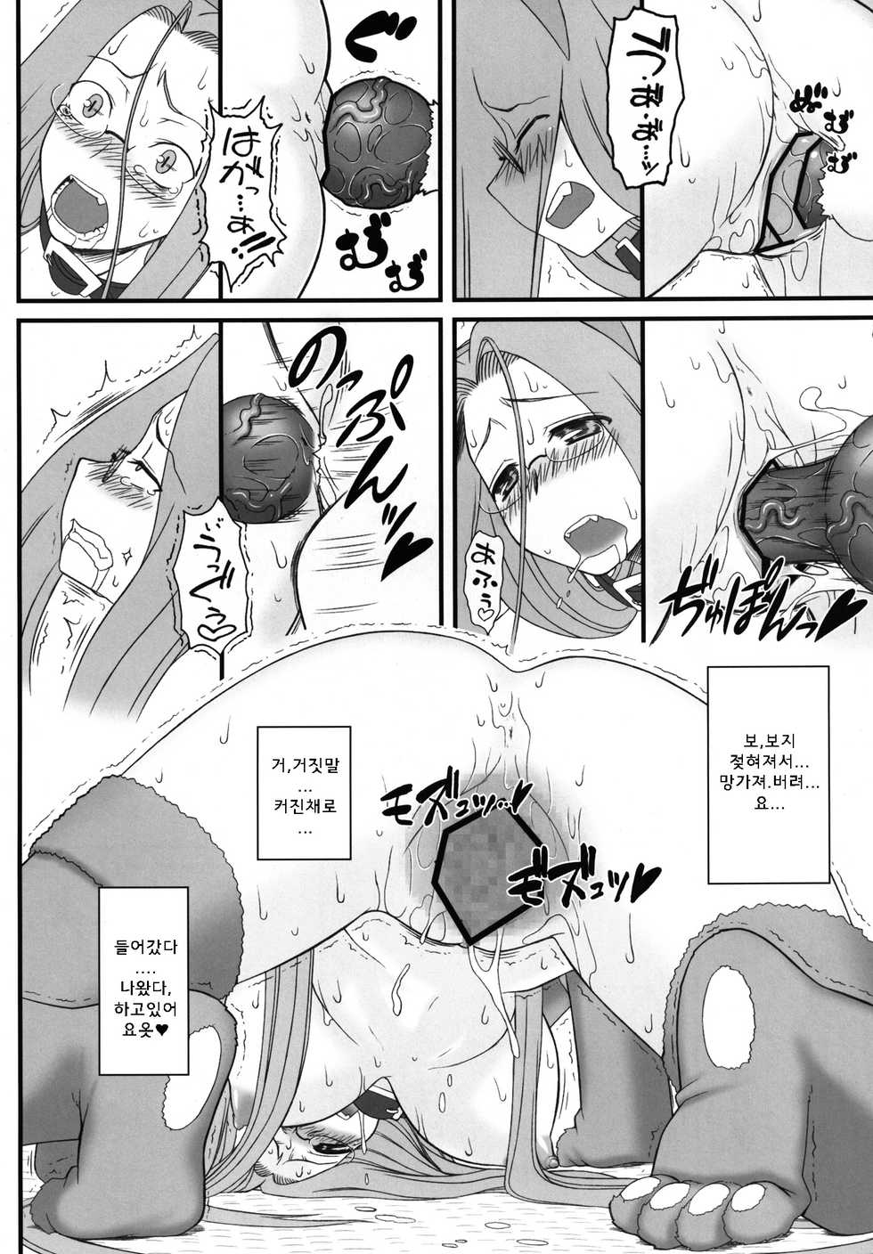 [Gachinko Shobou (Kobanya Koban)] Rider-san ga Inu to SEX Shichau Hon | 라이더씨가 개랑 SEX 해버리는 책 (Fate/stay night) [Korean] [Digital] - Page 19