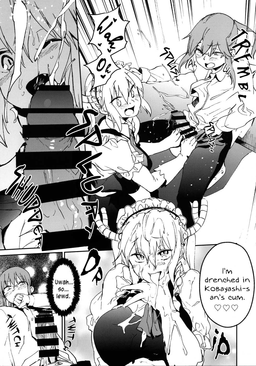 (C92) [Camrism (Kito Sakeru)] Ishukan Hatsujou Chijogons | One Week in Heat, Slutty Dragons (Kobayashi-san-chi no Maid Dragon) [English] [Ero] - Page 20