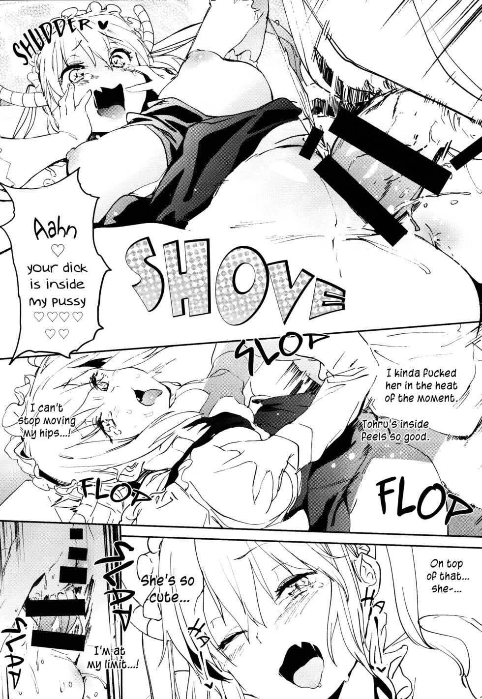 (C92) [Camrism (Kito Sakeru)] Ishukan Hatsujou Chijogons | One Week in Heat, Slutty Dragons (Kobayashi-san-chi no Maid Dragon) [English] [Ero] - Page 23