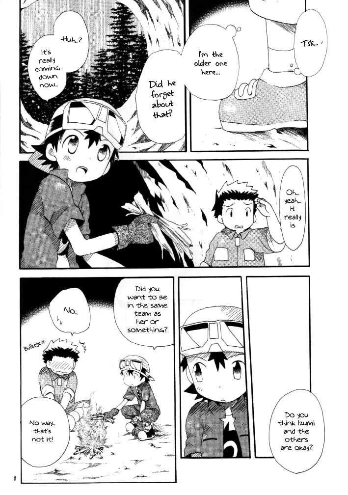 [KuruGuru DNA (Hoshiai Hilo)] Achikochi (Digimon Frontier) [English] {Shotachan} - Page 6