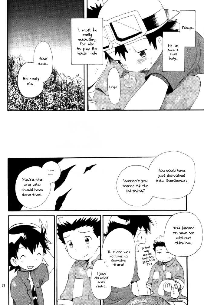 [KuruGuru DNA (Hoshiai Hilo)] Achikochi (Digimon Frontier) [English] {Shotachan} - Page 36