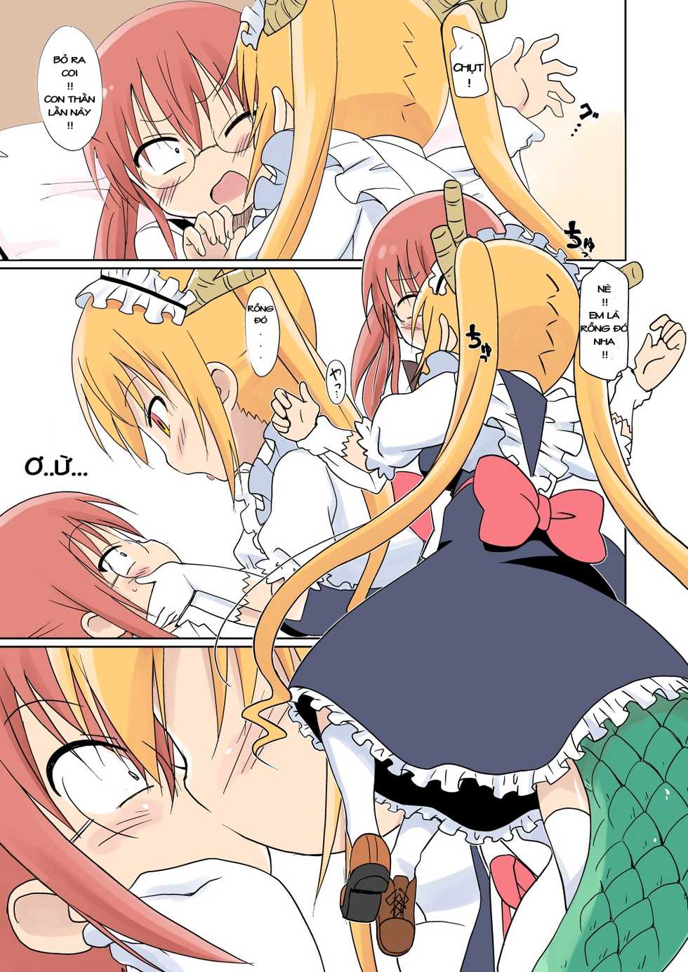 [Circle Heron (Shiramayumi)] Magejun 40 (Kobayashi-san-chi no Maid Dragon) [Vietnamese Tiếng Việt] [Pj_sam] [Digital] - Page 4