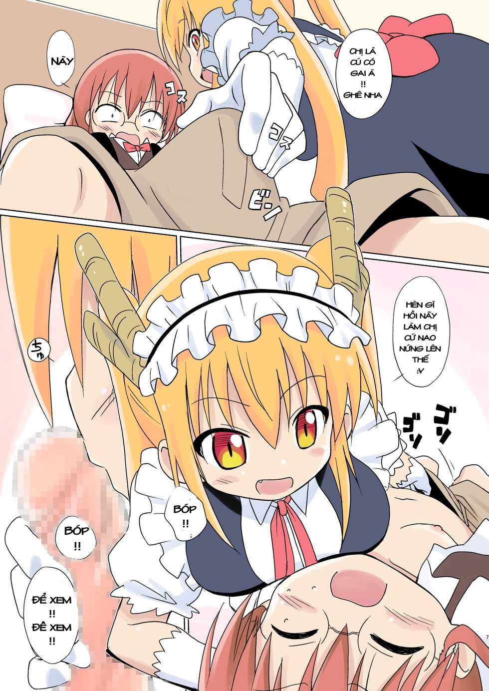 [Circle Heron (Shiramayumi)] Magejun 40 (Kobayashi-san-chi no Maid Dragon) [Vietnamese Tiếng Việt] [Pj_sam] [Digital] - Page 6