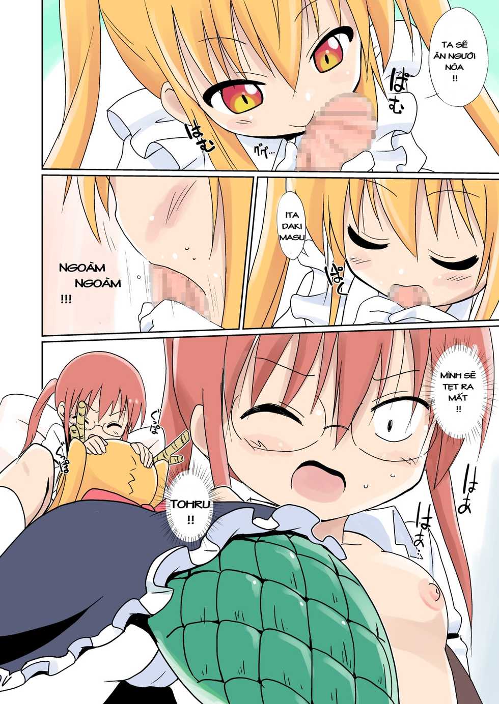 [Circle Heron (Shiramayumi)] Magejun 40 (Kobayashi-san-chi no Maid Dragon) [Vietnamese Tiếng Việt] [Pj_sam] [Digital] - Page 7