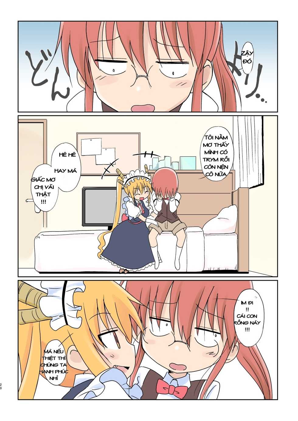 [Circle Heron (Shiramayumi)] Magejun 40 (Kobayashi-san-chi no Maid Dragon) [Vietnamese Tiếng Việt] [Pj_sam] [Digital] - Page 19