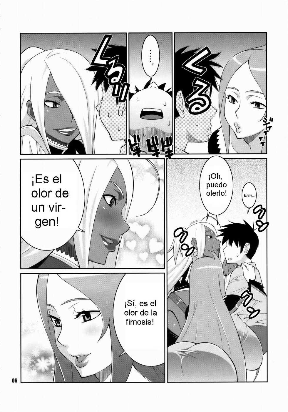 (C75) [TETRODOTOXIN (Nise Kurosaki)] Machina & Garnet to Toshikoshi SEX Zanmai (Dragonaut) [Spanish] [Biblioteca Hentai] - Page 5