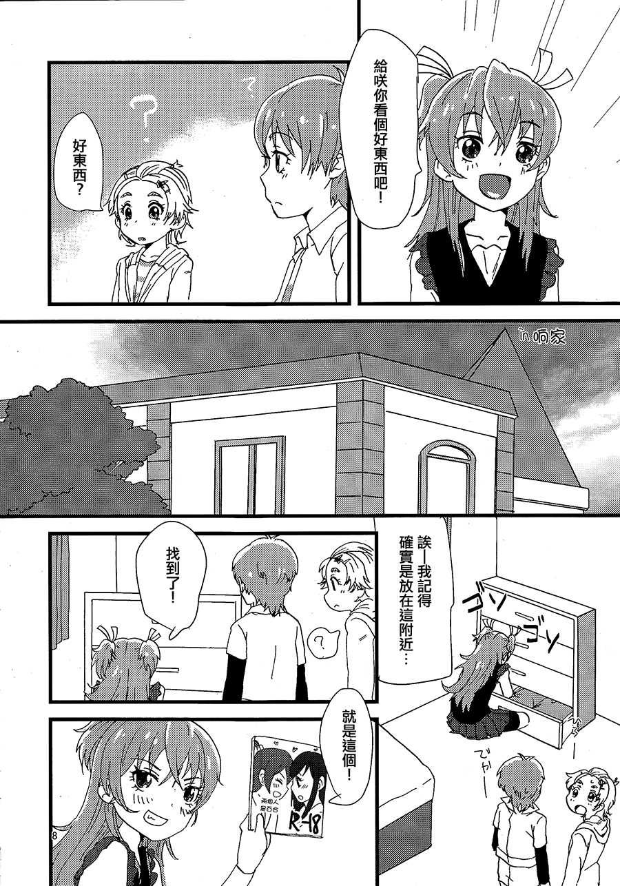 (Rainbow Flavor 9) [Yukirinrin! (Yu)] Koko de Kimenakya Onna ga Star! (Futari wa Precure Splash Star) [Chinese] [大友同好会] - Page 7