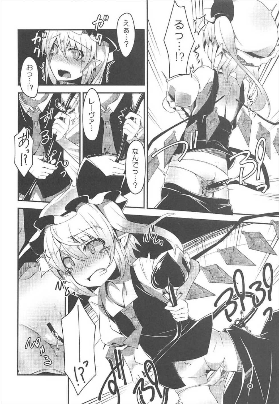 (Shuuki Reitaisai 4) [Angelic Feather (Land Sale)] Flan-chan no Ero Trap Dungeon ERO STATUS (Touhou Project) - Page 7