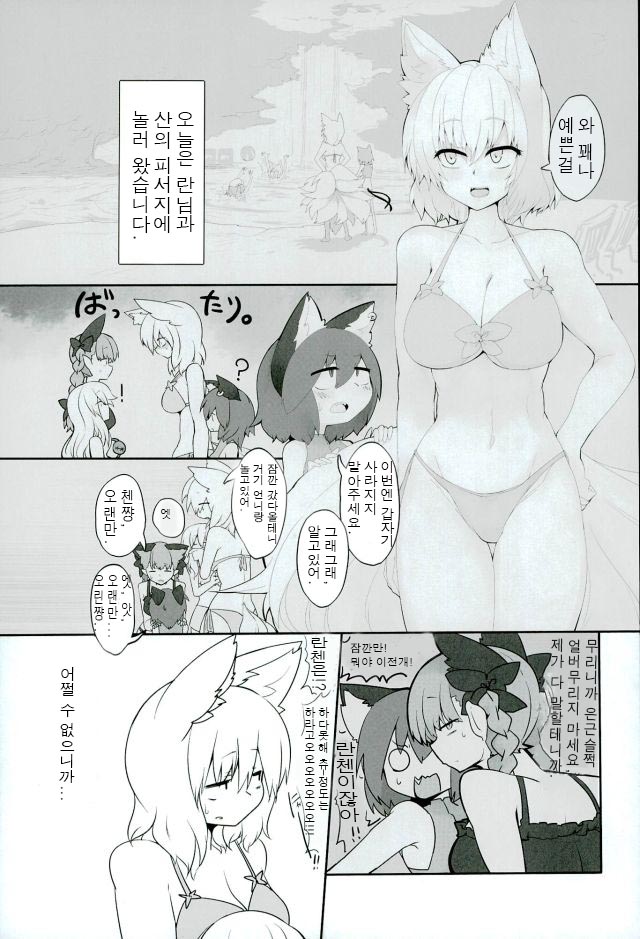 (C90) [RTD (Mizuga)] Rental Shikigami Pet Ni | 렌탈 시키가미 펫 2 (Touhou Project) [Korean] - Page 2