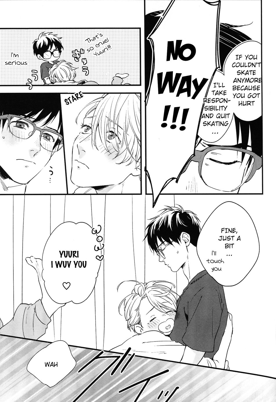(C92) [OJmomo (yoshi)] Love Me, Touch Me (Yuri!!! on ICE) [English] - Page 5