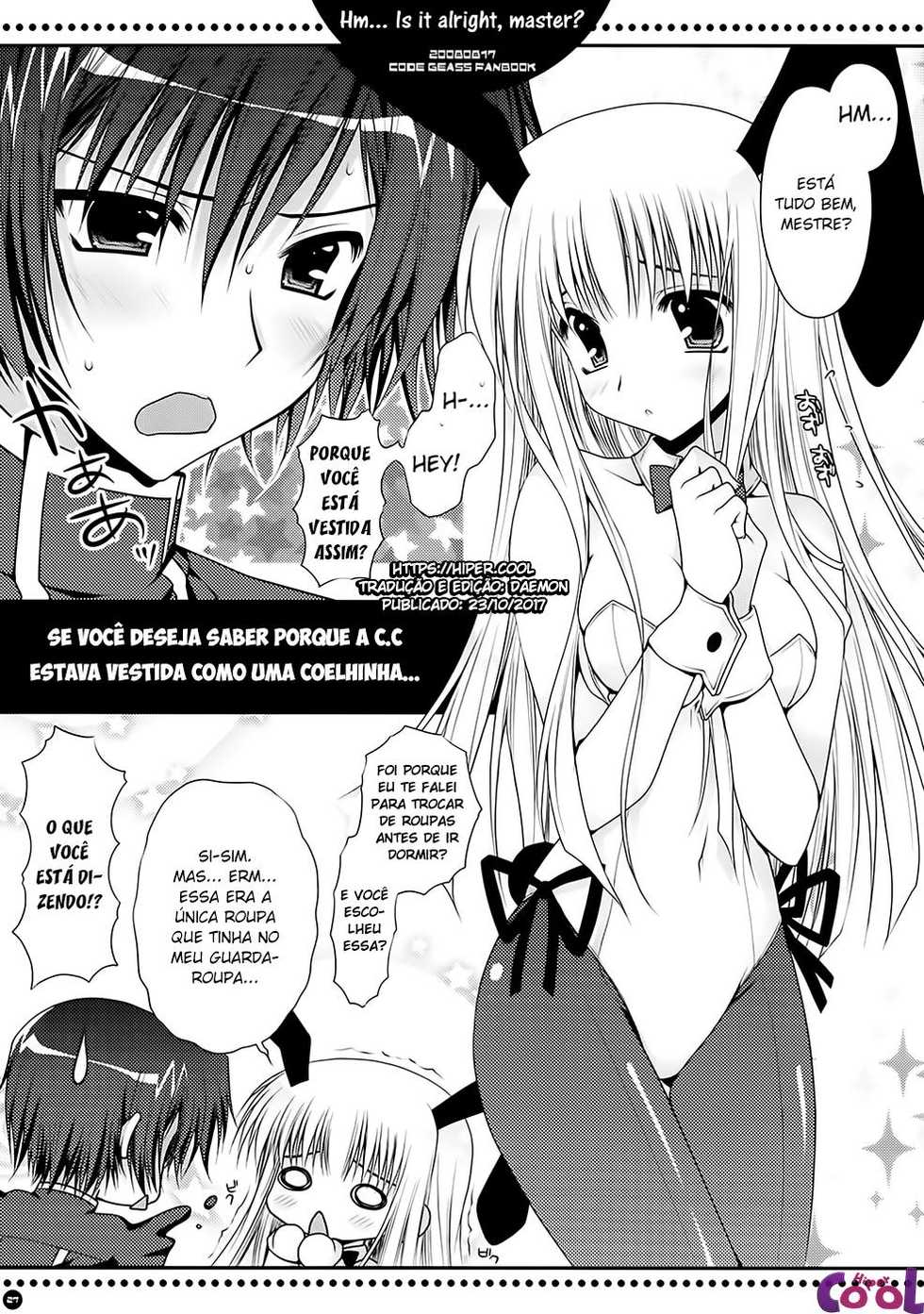 (C74) [PINK (Araiguma)] Anou... korede ii desu ka? Goshujin-sama | Hm... Is it alright, Master? (Code Geass: Lelouch of the Rebellion) [Portuguese-BR] {Hiper.cooL} - Page 25