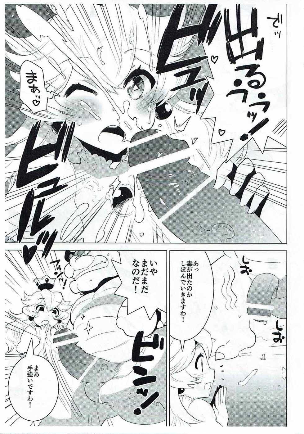 (Kemoket 4) [ryusuke works (Nagareboshi Purin)] PRINCESS LESSON (Super Mario Brothers) - Page 9
