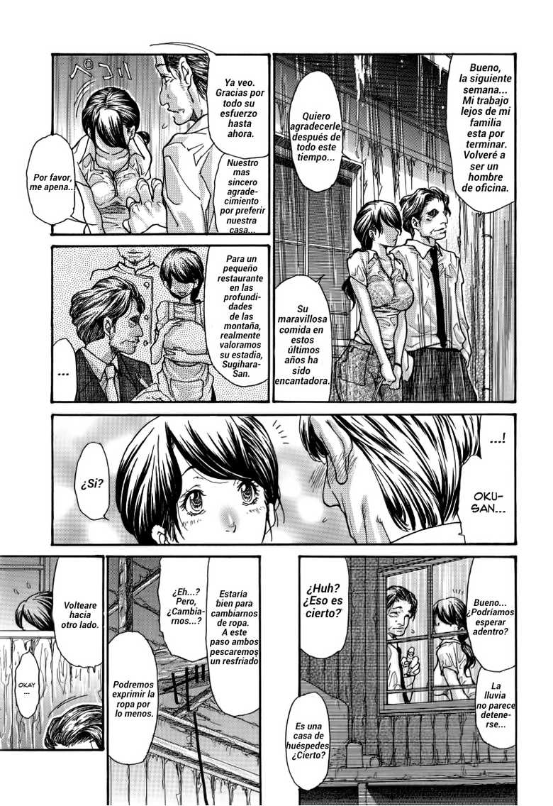 [Aoi Hitori] Amayadori | Esperando afuera de la lluvia (Zuma Chichi) [Spanish] [Decensored] - Page 3