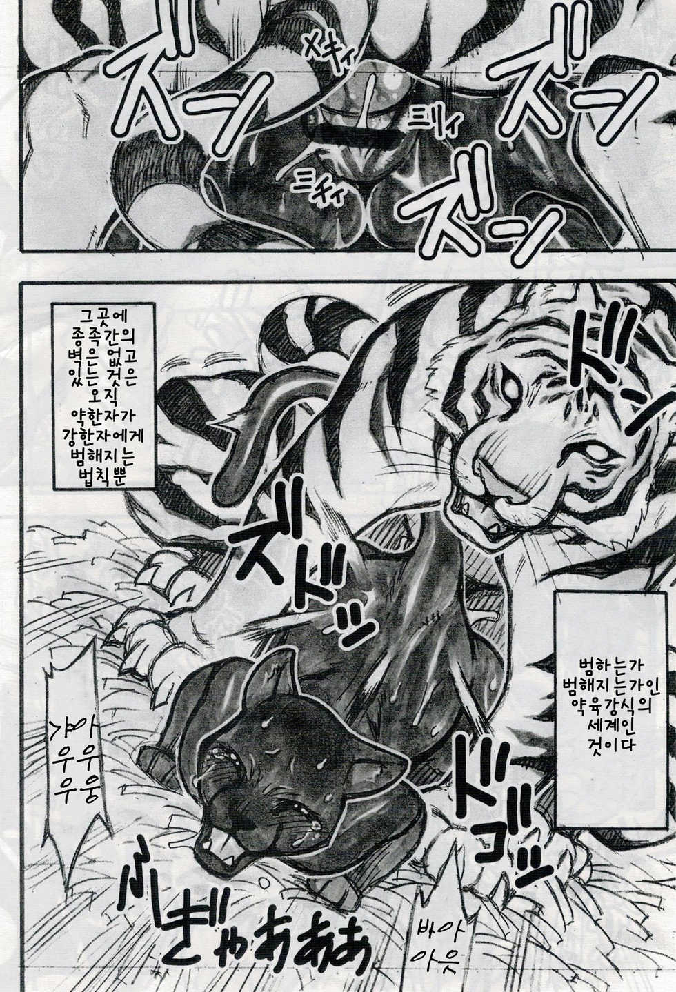 (Kansai! Kemoket) [Mayoineko (Various)] Jaku Niku Goukan | 약육강간 (TOKYO JUNGLE) [Korean] [LWND] - Page 5