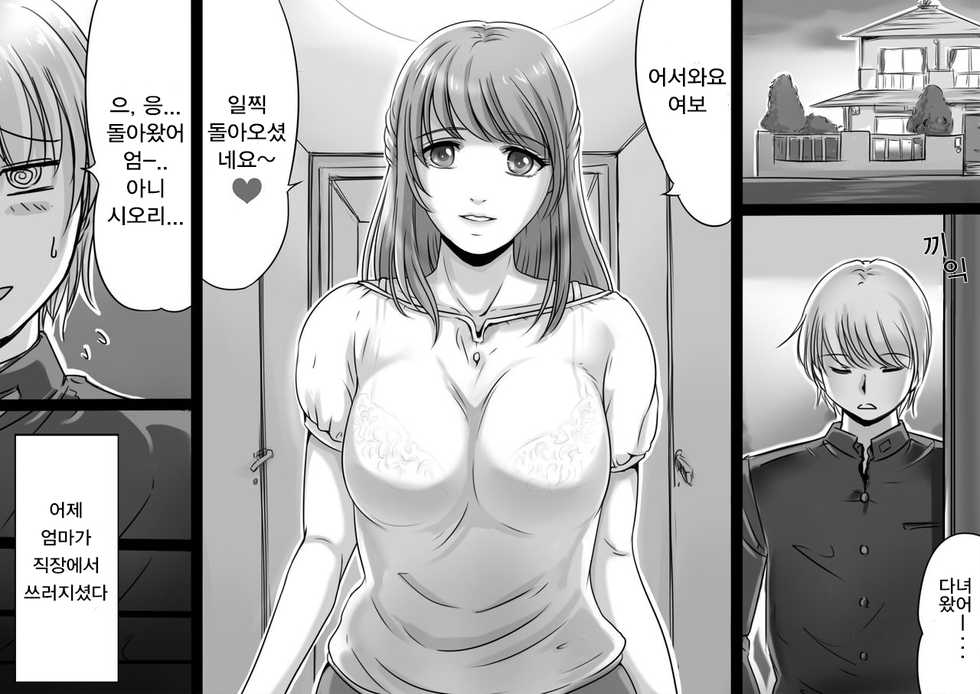 [Lemon Cake (Lemon Keiki)] Okaa-san ga Boku o Anata to Yonda Hi | 엄마가 나를 당신이라고 불렀다 날 [Korean] [브릿악센트] - Page 2