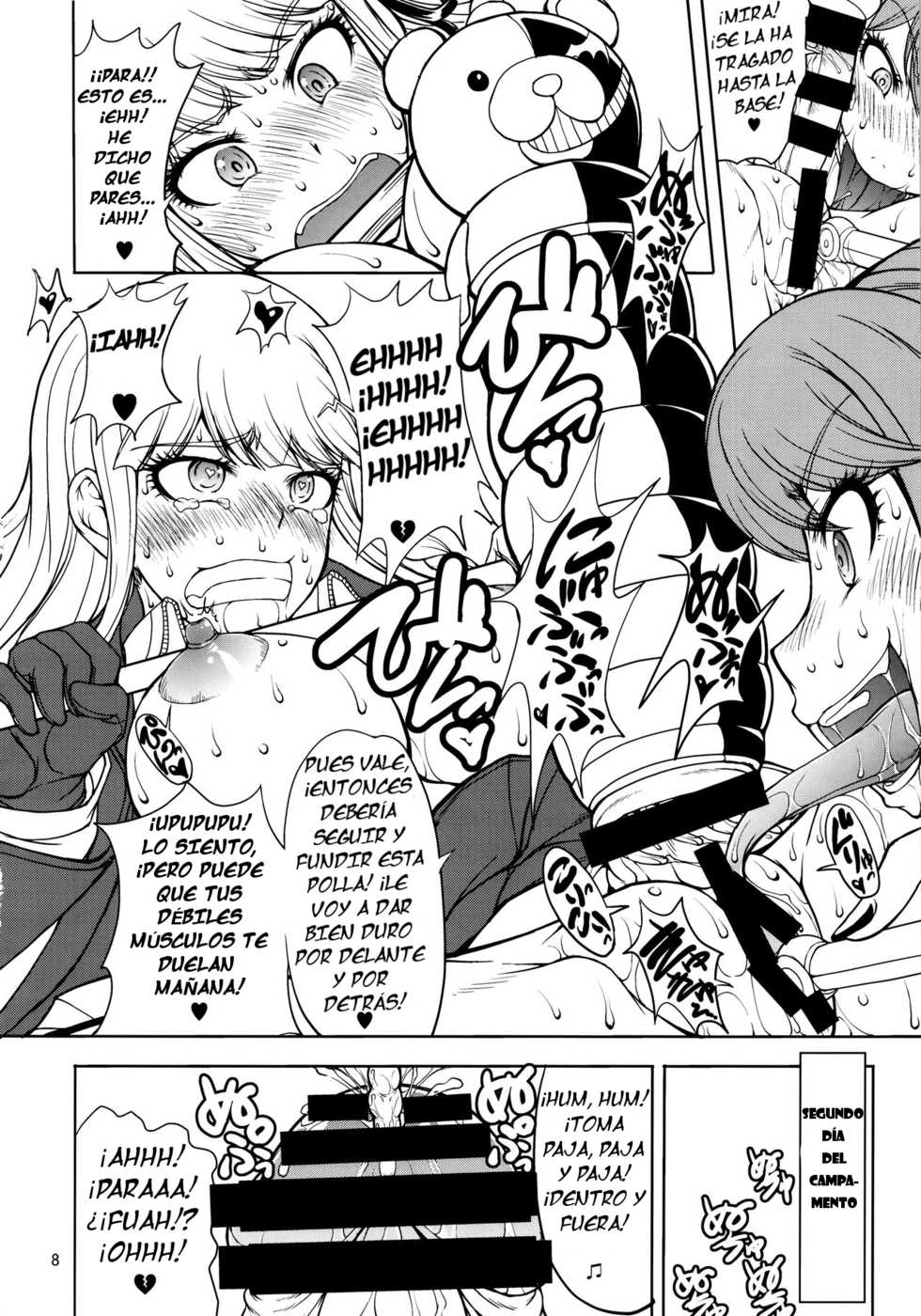 (Futaket 10) [Majimadou (Matou)] Enoshima-sensei no DOKKIDOKI Chouzetsubouteki Shasei Gasshuku (Danganronpa) [Spanish] - Page 7