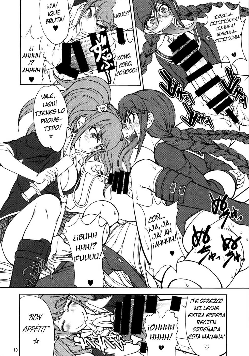 (Futaket 10) [Majimadou (Matou)] Enoshima-sensei no DOKKIDOKI Chouzetsubouteki Shasei Gasshuku (Danganronpa) [Spanish] - Page 9