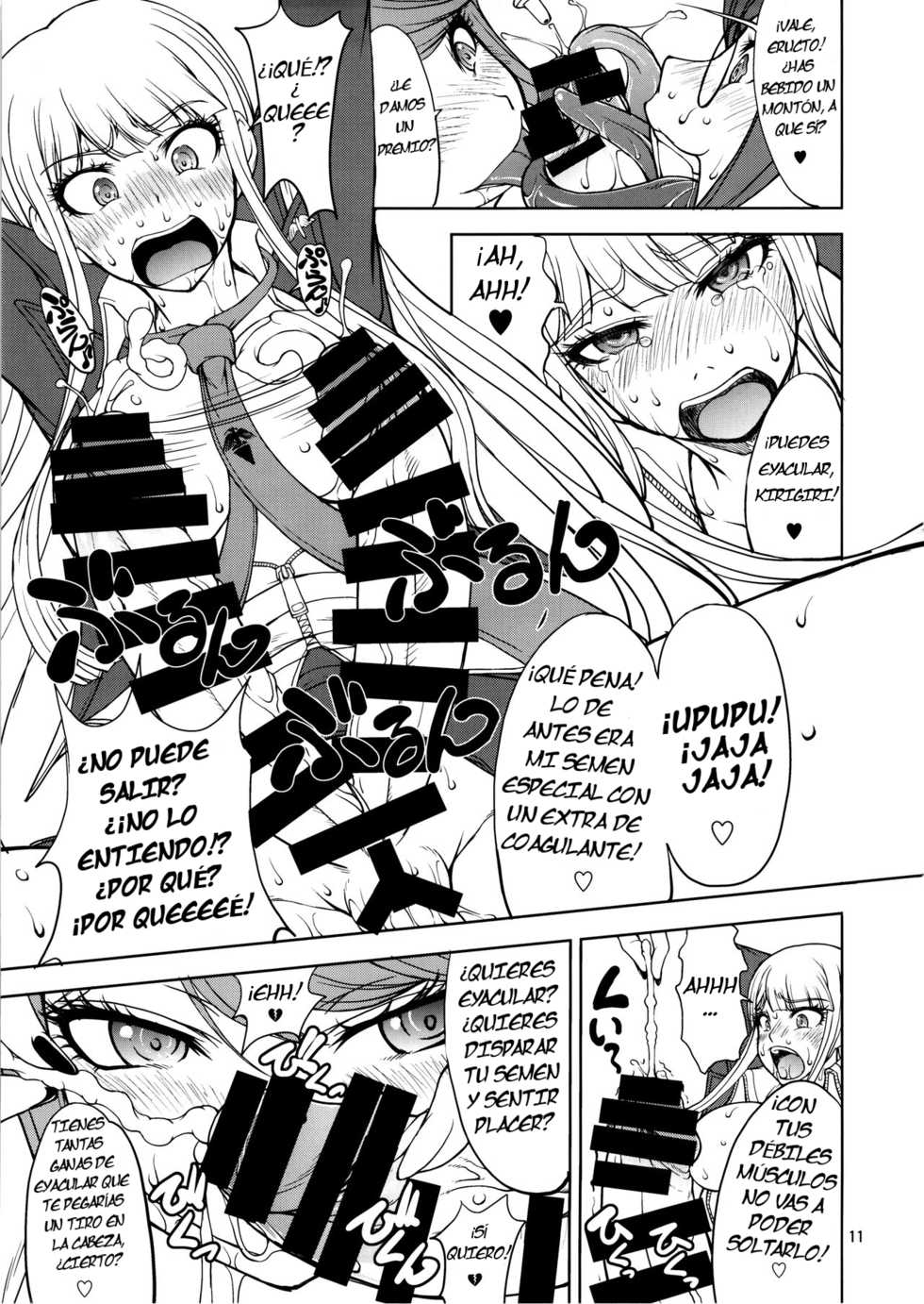 (Futaket 10) [Majimadou (Matou)] Enoshima-sensei no DOKKIDOKI Chouzetsubouteki Shasei Gasshuku (Danganronpa) [Spanish] - Page 10