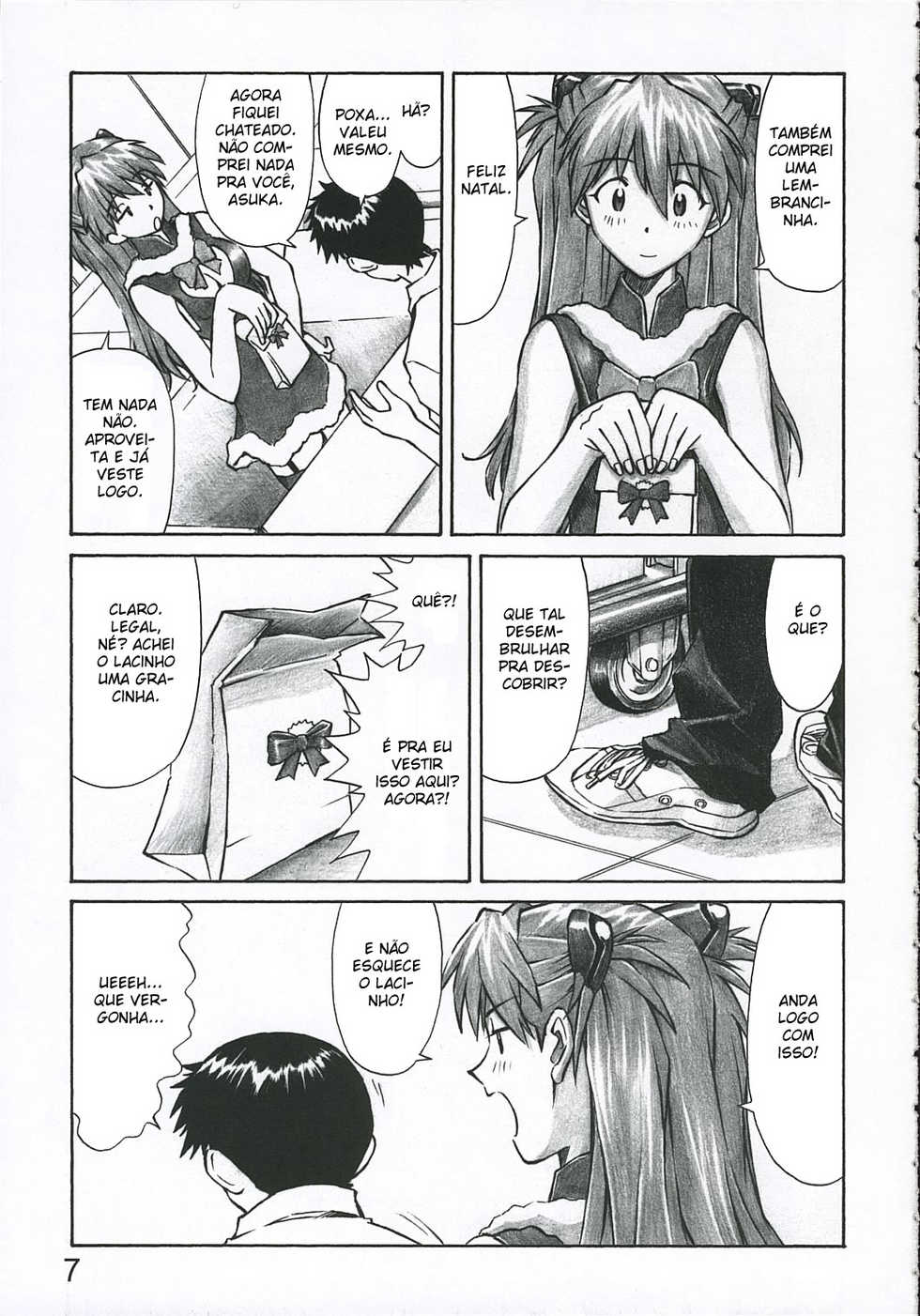 (C69) [TENGU NO TSUZURA (Kuro Tengu)] MERRY BOX (Neon Genesis Evangelion) [Portuguese-BR] [BartSSJ] - Page 6