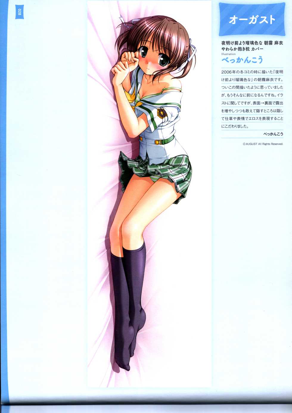 Dakimakura Cover Gashuu Bishoujo Game Hen - Page 32