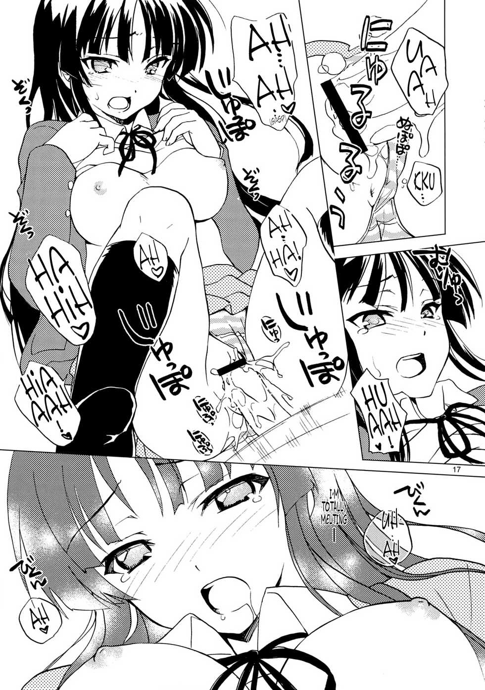 (COMIC1☆3) [Sukapon-dou (Kagawa Tomonobu, Yano Takumi)] Lazy Lazy (K-ON!) [English] [Tonigobe] - Page 16