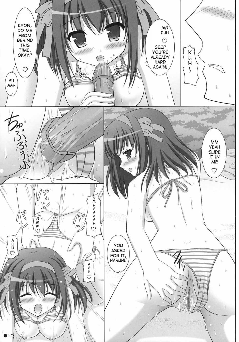 (C72) [Turning Point (Uehiro)] Harukyon no Ecchi Hon 4 (The Melancholy of Haruhi Suzumiya) [English] [ashura_atsu] [Decensored] - Page 18