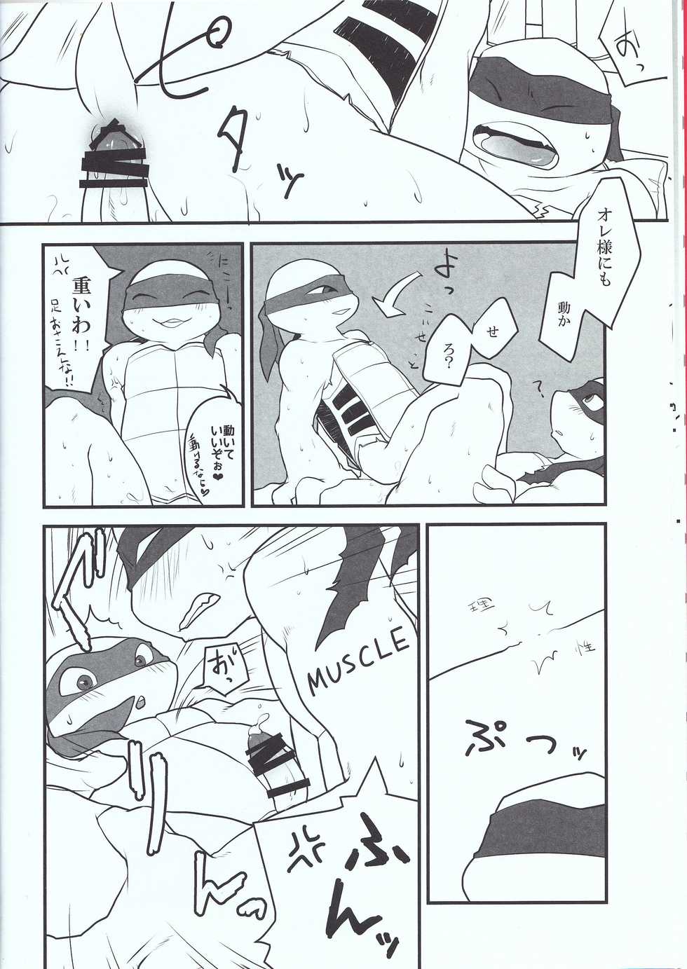 (C87) [quu (Sora)] Winner is...? (Teenage Mutant Ninja Turtles) - Page 10