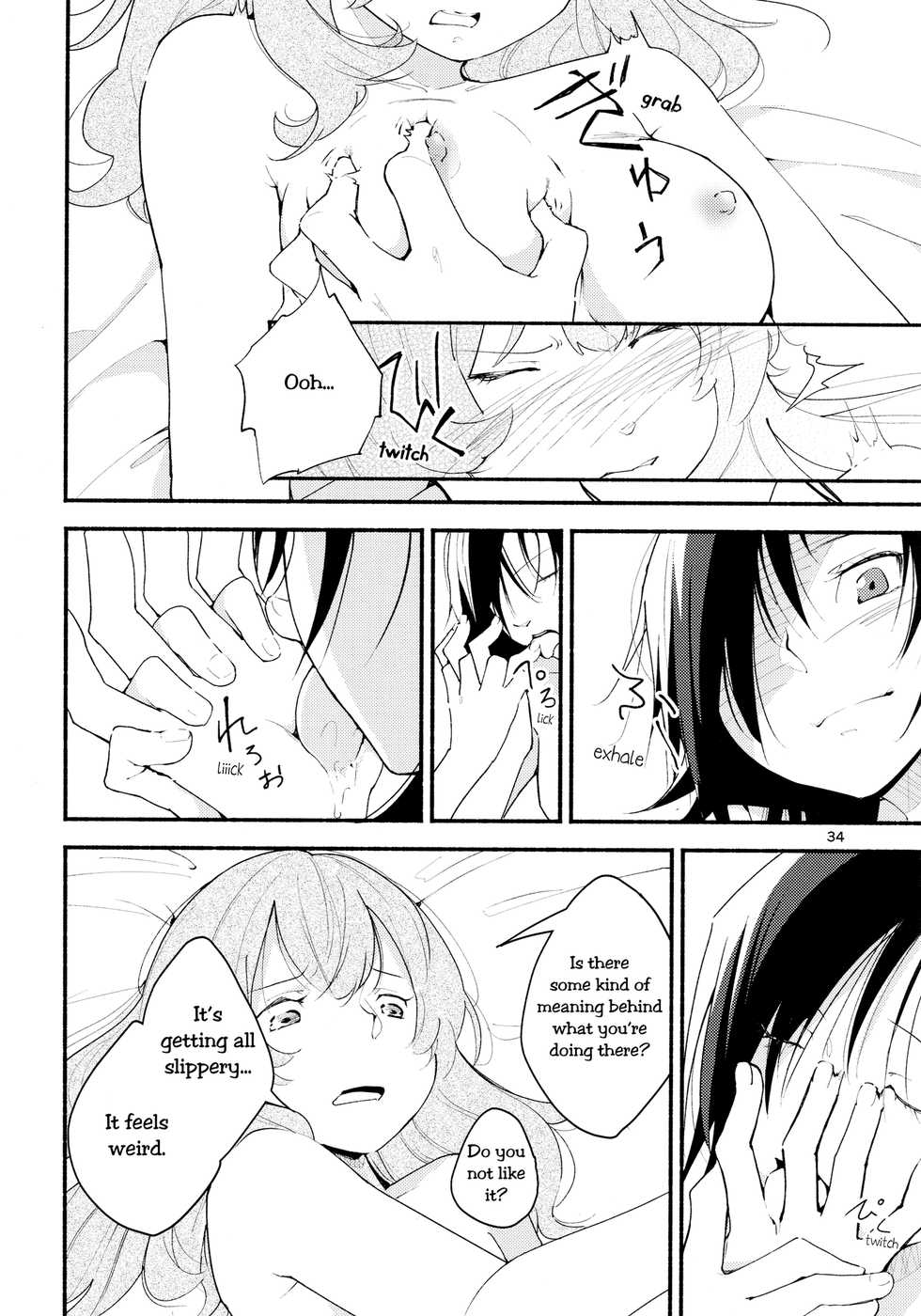 (Girls Love Festival 14) [G-complex (YUI_7)] Namae no Nai Kaijitsu Ichi | Nameless Fruit [English] [TZdY] - Page 34