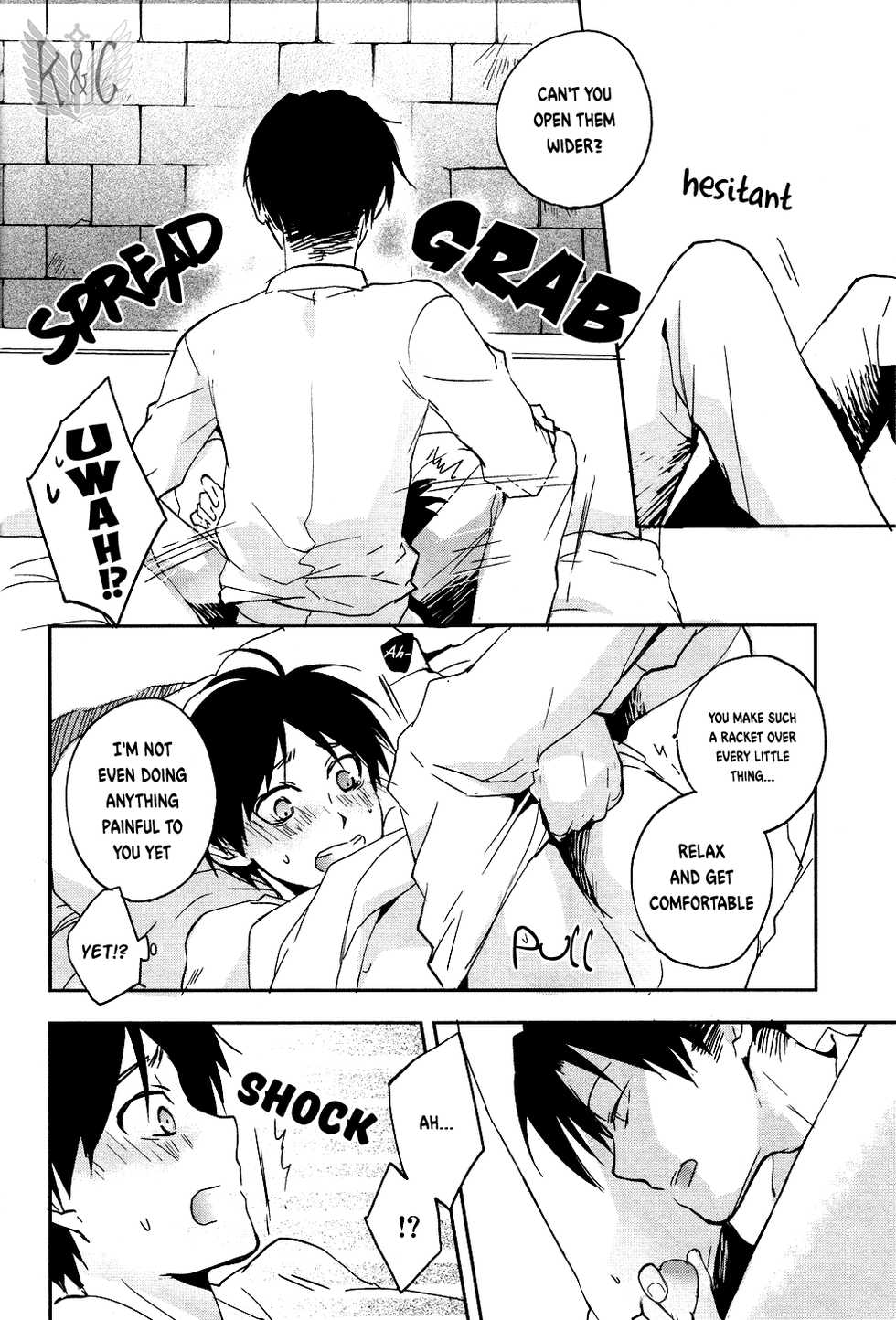 (C84) [Yinghua (sinba)] Aishiterutte Iwanakya Korosu | If you don’t tell me you love me I’ll kill you (Shingeki no Kyojin) [English] {K&C} - Page 8