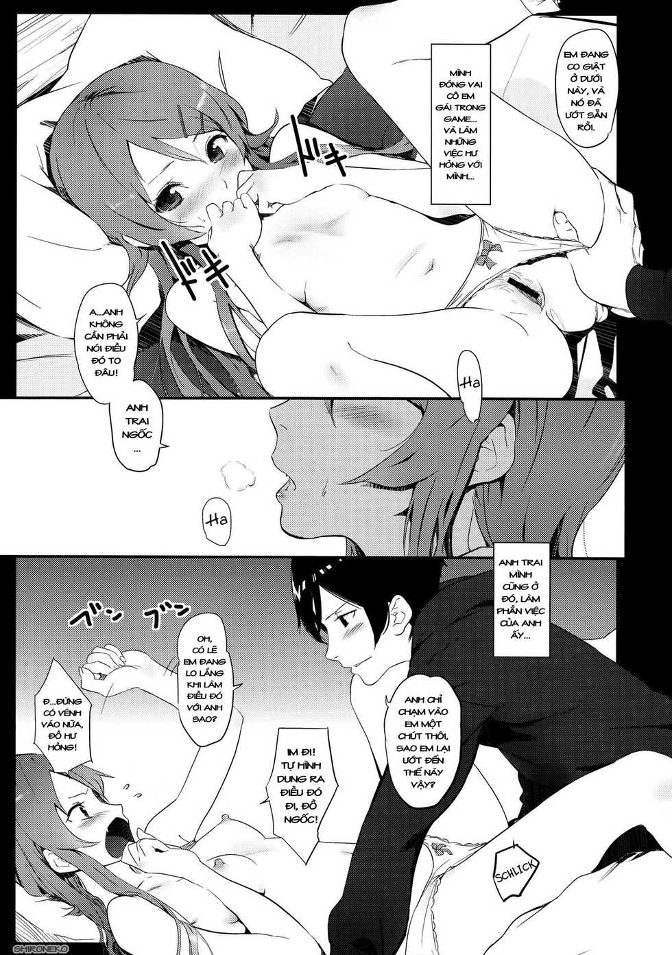 (C79) [Ajisaidenden (Kawakami Rokkaku, Takanashi Rei)] KIRINO NEVER SURRENDER (Ore no Imouto ga Konna ni Kawaii Wake ga Nai) [Vietnamese Tiếng Việt] [Shironeko Shiraori] - Page 4