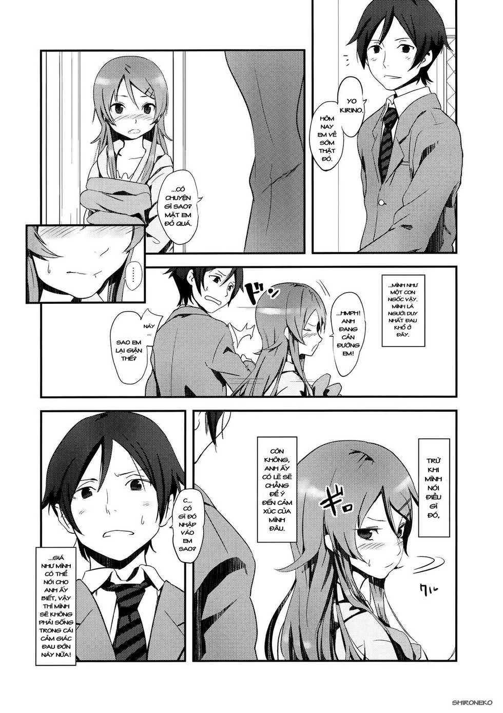 (C79) [Ajisaidenden (Kawakami Rokkaku, Takanashi Rei)] KIRINO NEVER SURRENDER (Ore no Imouto ga Konna ni Kawaii Wake ga Nai) [Vietnamese Tiếng Việt] [Shironeko Shiraori] - Page 11
