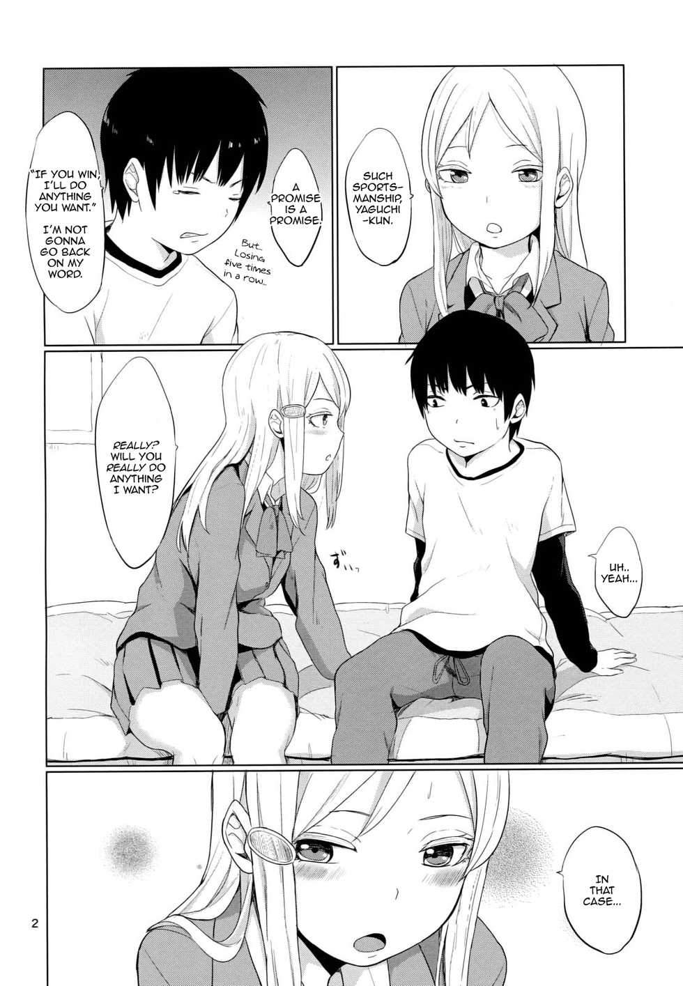 (C86) [Yamakawa Den'enfuukei (Yamada, Kawada)] HERE COMES A NEW CHALLENGER!! (High Score Girl) [English] [FEPO] - Page 4