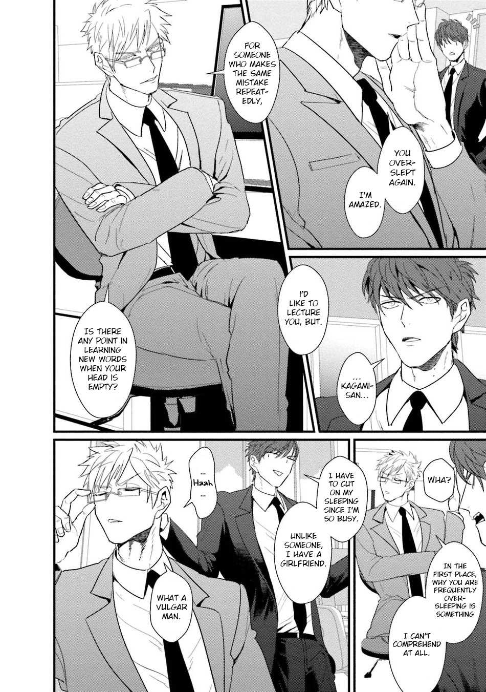 [U] Mukatsuku Douryou to Sex Friend ni Narimashita Ch. (1-2) [English] [Anzu] [Digital] - Page 6