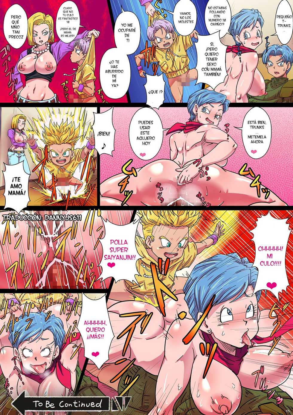 [Yuzuponz (Rikka Kai)] SOAP!! Kairaku e no Hankou!! Okasareta Chou Zetsurin Mai to Trunks | ¿El sueño de Trunks? (Dragon Ball Super) [Spanish] {Dannyjs611} [Digital] - Page 15