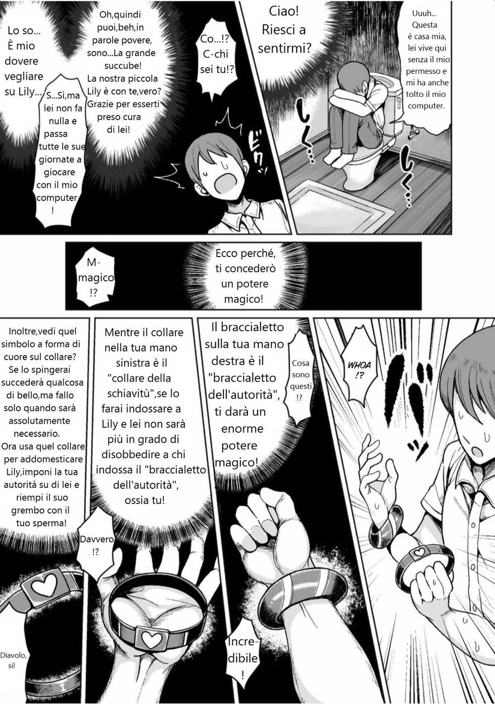 [Motsu Aki] Namaiki Loli Succubus o Mahou no Kubiwa de Onahole ni Shichae!! | Trasformare una Succube Lolita in una Schiava Sessuale con un Collare Magico! (2D Comic Magazine Ingu Seme Choukyou de Kyousei Hatsujou! Vol. 1) [Italian] [dragon2991] [Digital] - Page 3