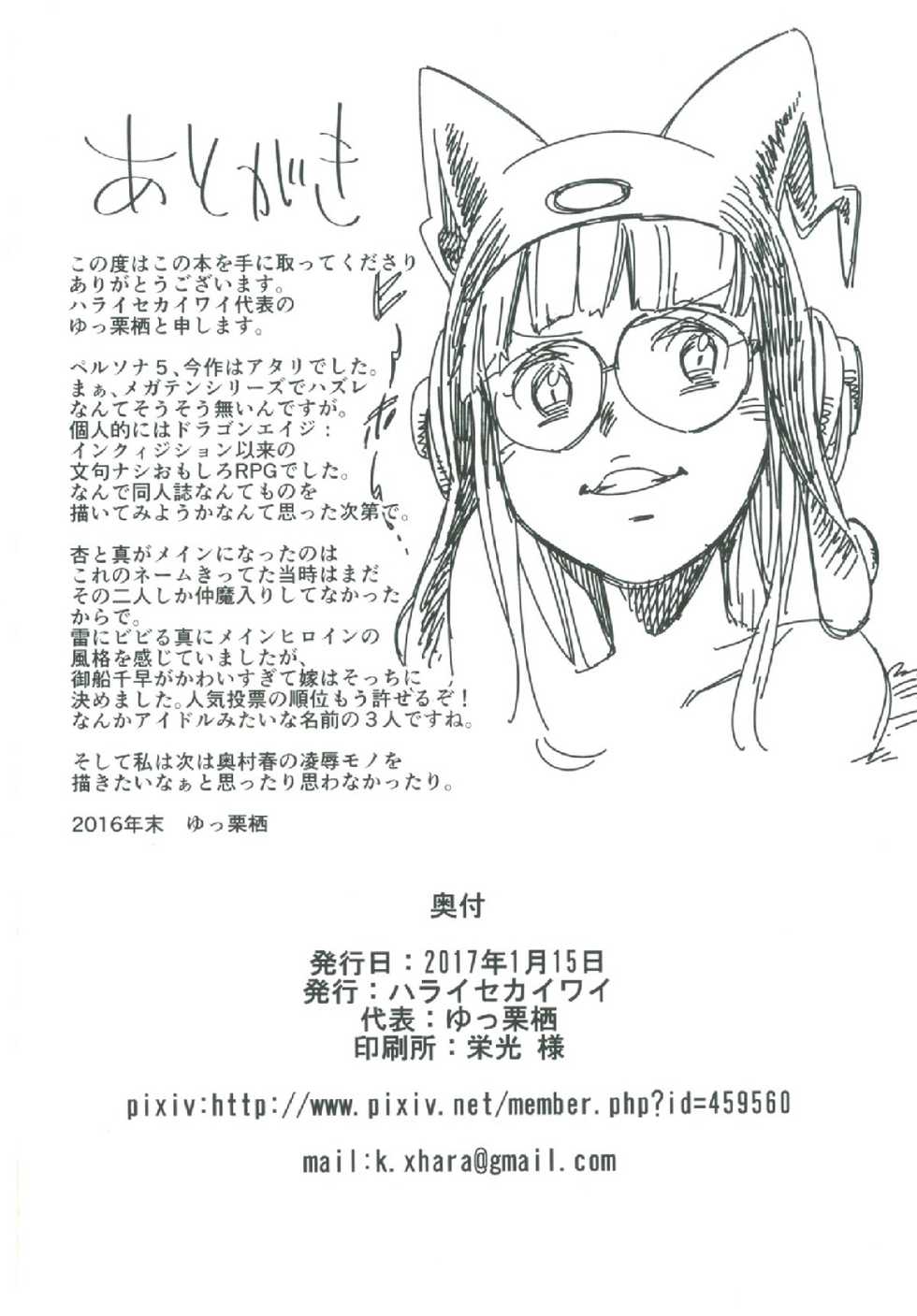 (CT29) [Haraise Kaiwai (Yucchris)] COFFEE & SPAM (Persona 5) - Page 23