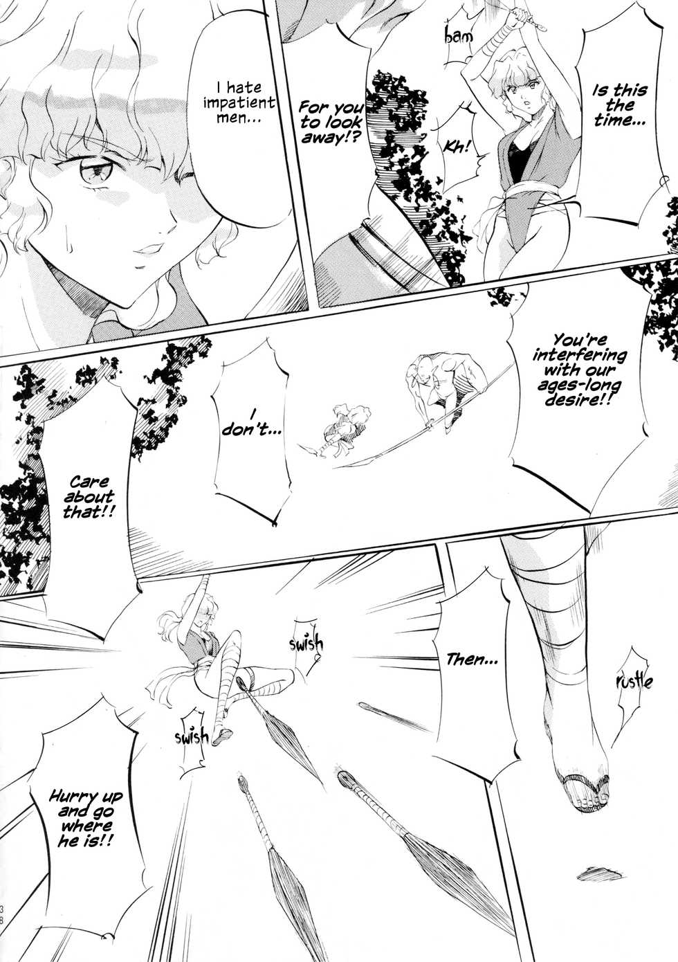 [Busou Megami (Kannaduki Kanna)] Miko Miko! ~Ninka Ranshou no Shou~ (La Blue Girl) [English] [rookie84] - Page 35