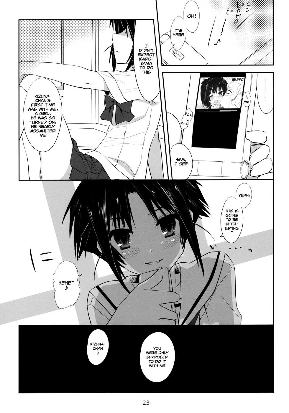 (SC51) [Kumikae DNA (Minakami Kurena)] One After Another. (Prunus Girl) [English] {Shotachan} - Page 22