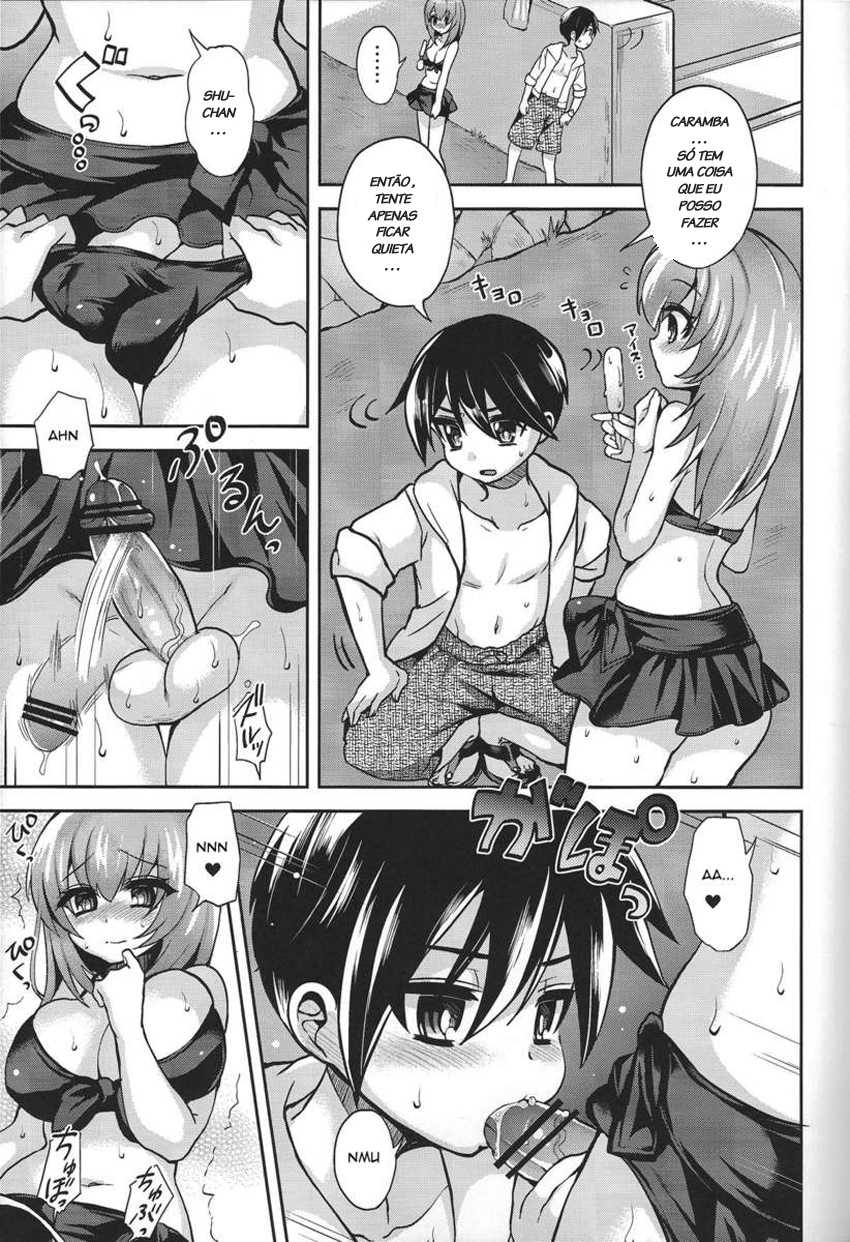 (C84) [Oshiruko Kan (Piririnegi)] Mizugi de Shiyo! [Portuguese-BR] [LIANEF] - Page 6