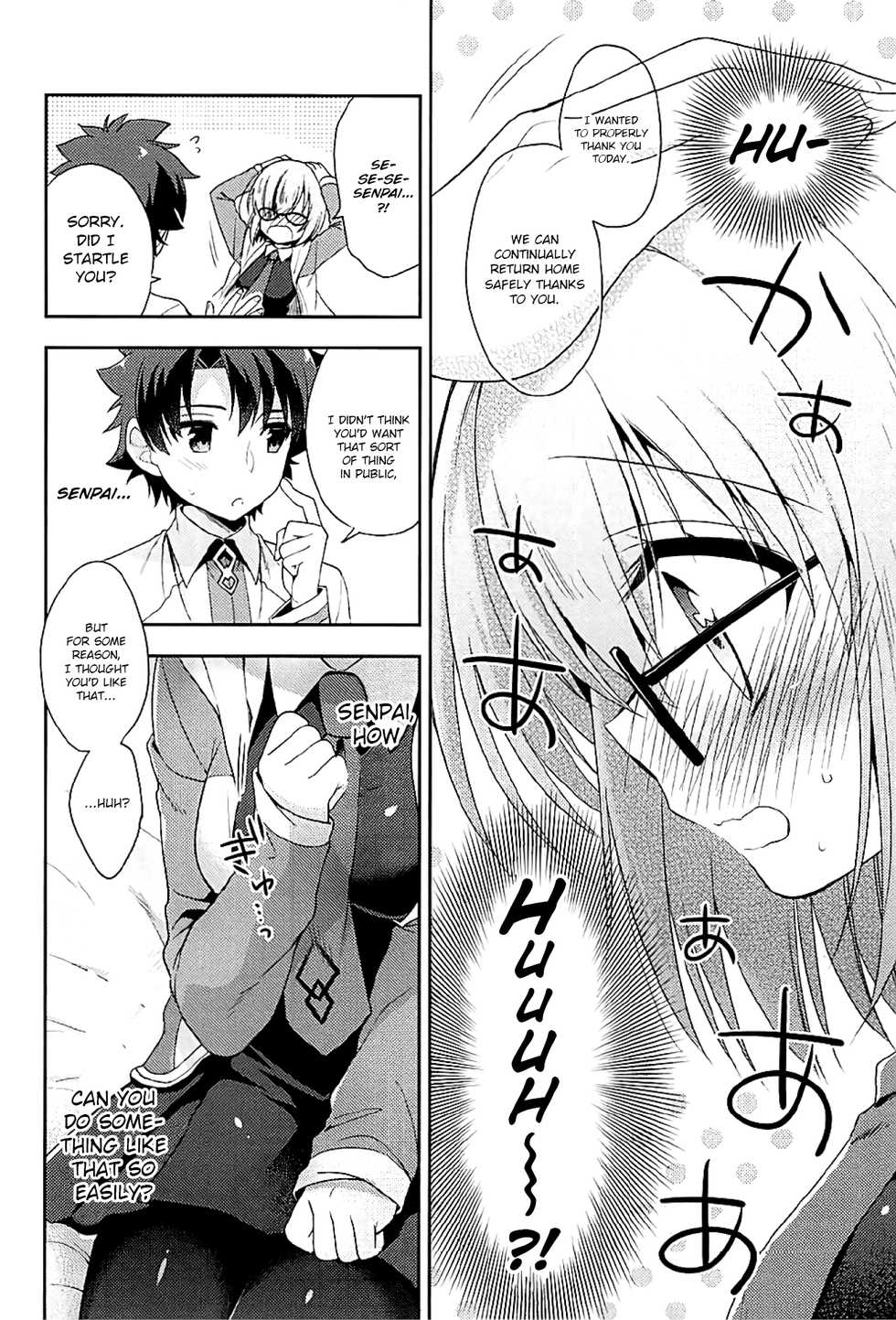 (COMIC1☆12) [R*kaffy (Aichi Shiho)] Watashi, Senpai ni Koi Shichatta Mitai desu | I Seem to Have Fallen for Senpai (Fate/Grand Order) [English] [Saint Quartz Scans] - Page 8