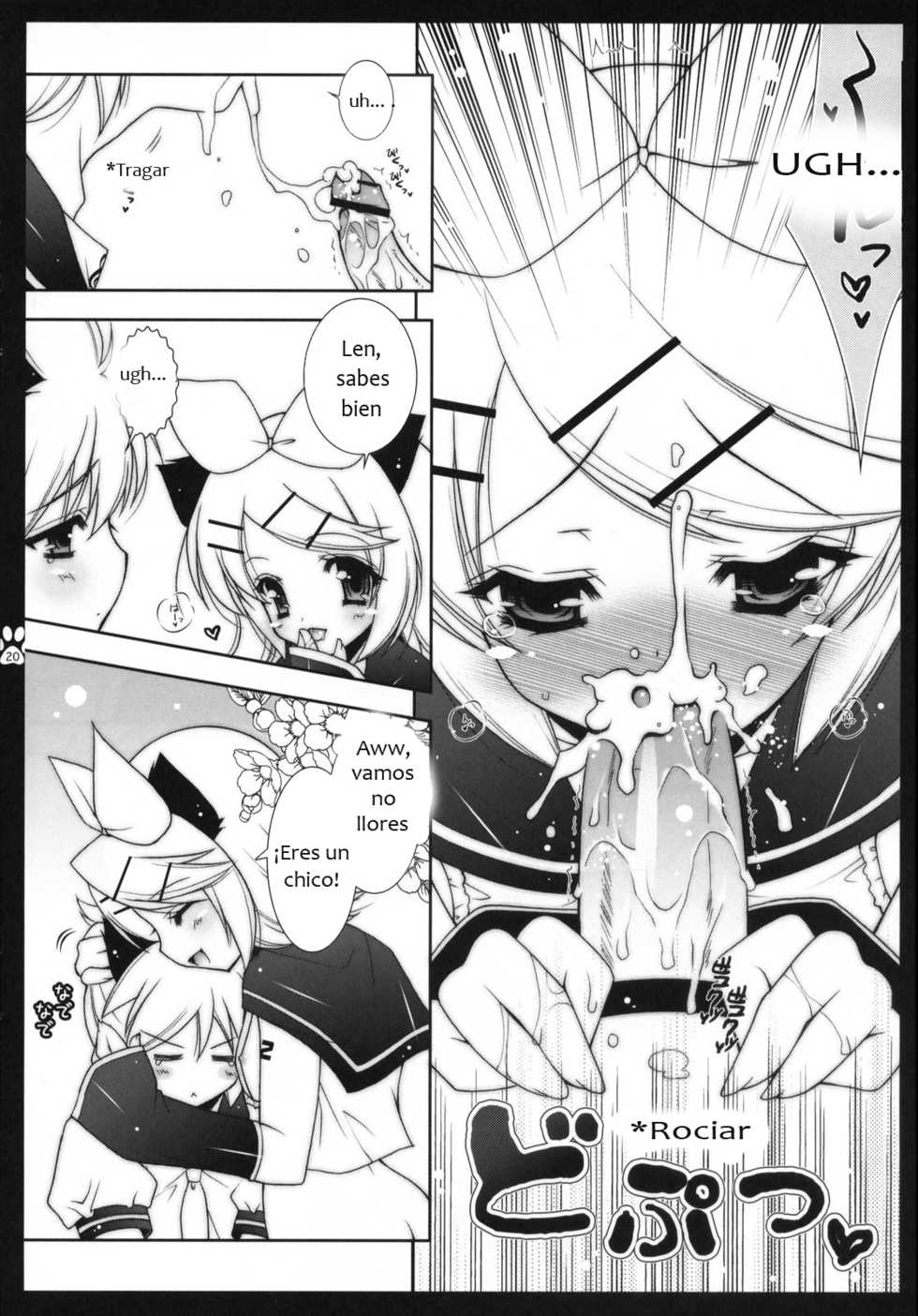 (COMIC1☆2) [Shigunyan, Soyoking (Shigunyan, Soyoki)] Nyan Nyan Daisakusen (VOCALOID) [Spanish] [RazorRain] - Page 18
