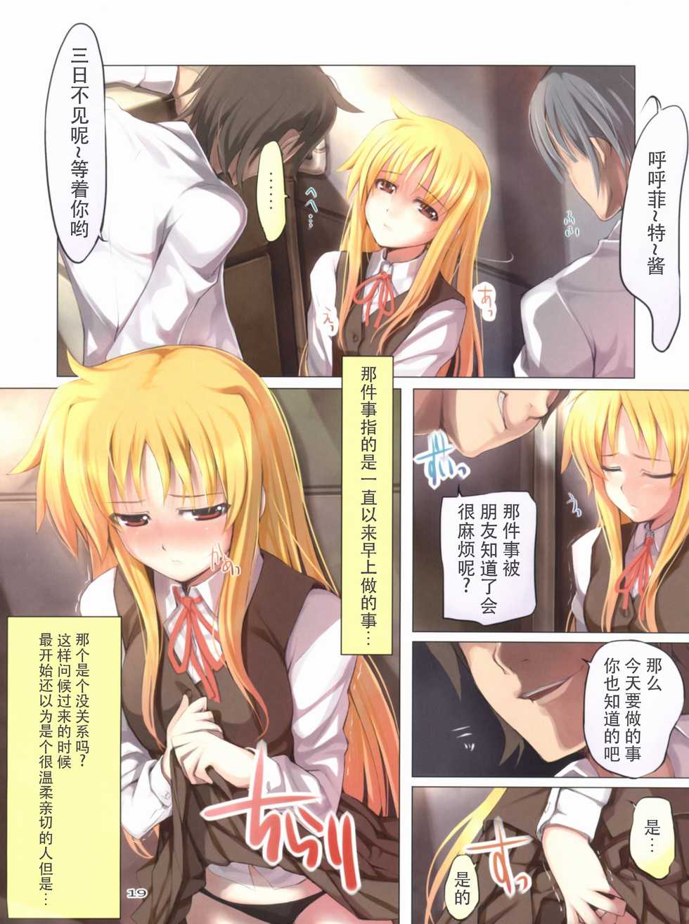 (C78) [TRI-MOON! (Mikazuki Akira!)] FERMATA (Mahou Shoujo Lyrical Nanoha) [Chinese] [靴下汉化组] - Page 18