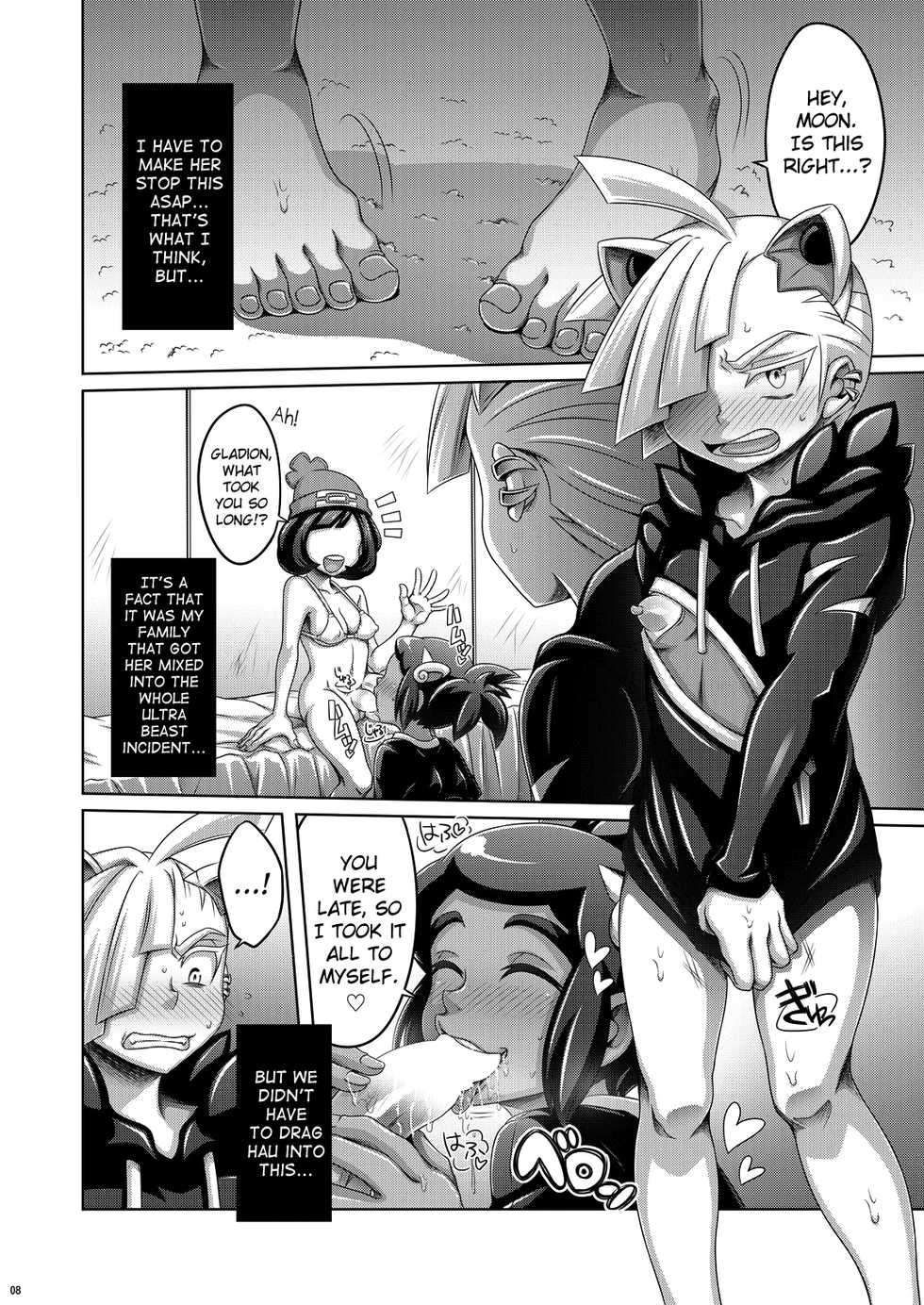[Dynamic Kanoke (Dainakishin)] Ore-tachi wa Nakayoshi (Pokémon Sun and Moon) [English] [biribiri] [Digital] - Page 8