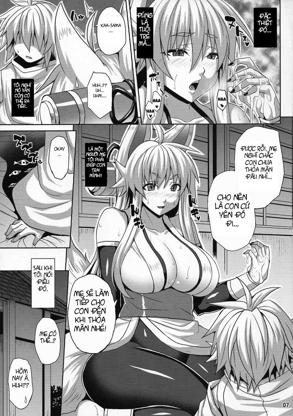 (C87) [Nounai Ekijiru (Somejima)] Konjuu Inkyo Kurashi (Shinrabansho) [Vietnamese Tiếng Việt] [lamhoang0708] - Page 6