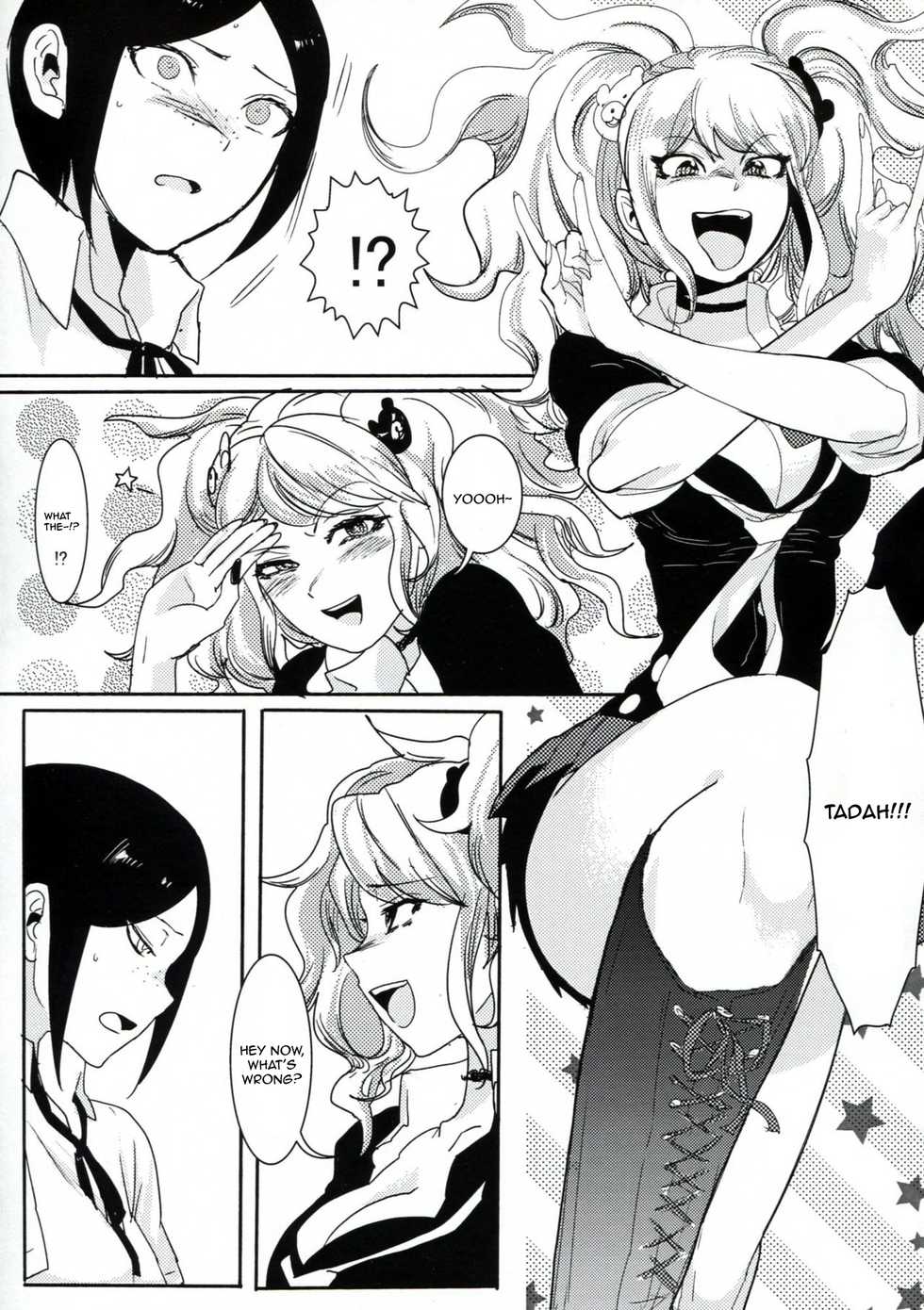 (Gakuen Trial) [Hanaji (Douman Ao)] Psycho x Fake (Danganronpa) [English] [Amamiami-kun] - Page 4