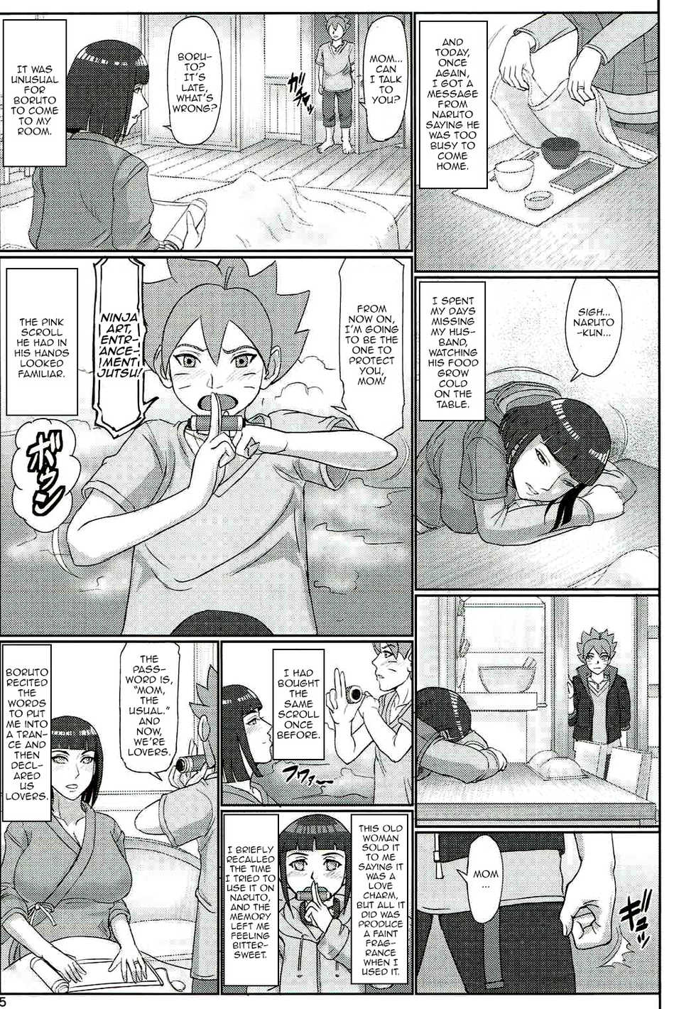 (C92) [Gouon (SWA)] Shinobi Haha (Boruto) [English] [Zero Translations] - Page 4