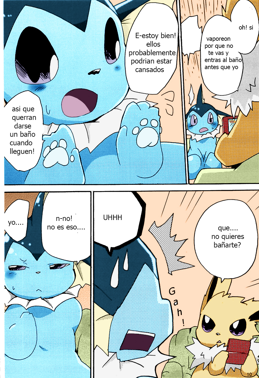 [Azuma Minatu] plan epico para un baño emocionante! (Pokémon) [spanish] [Colorized] - Page 5