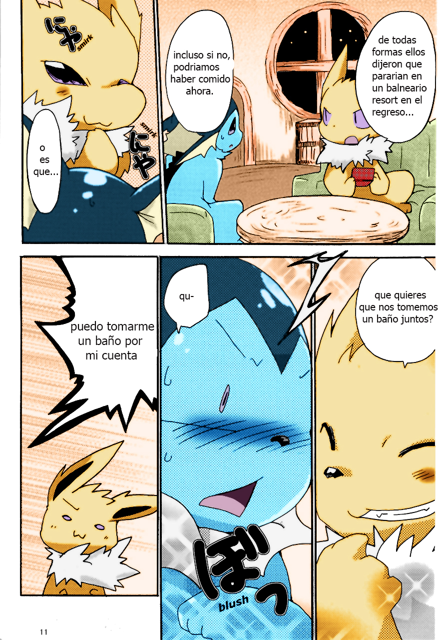 [Azuma Minatu] plan epico para un baño emocionante! (Pokémon) [spanish] [Colorized] - Page 6