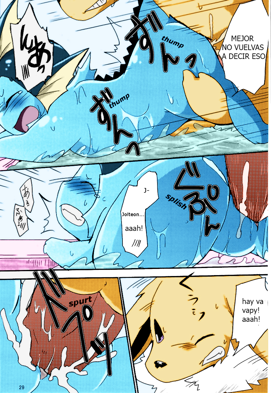 [Azuma Minatu] plan epico para un baño emocionante! (Pokémon) [spanish] [Colorized] - Page 24