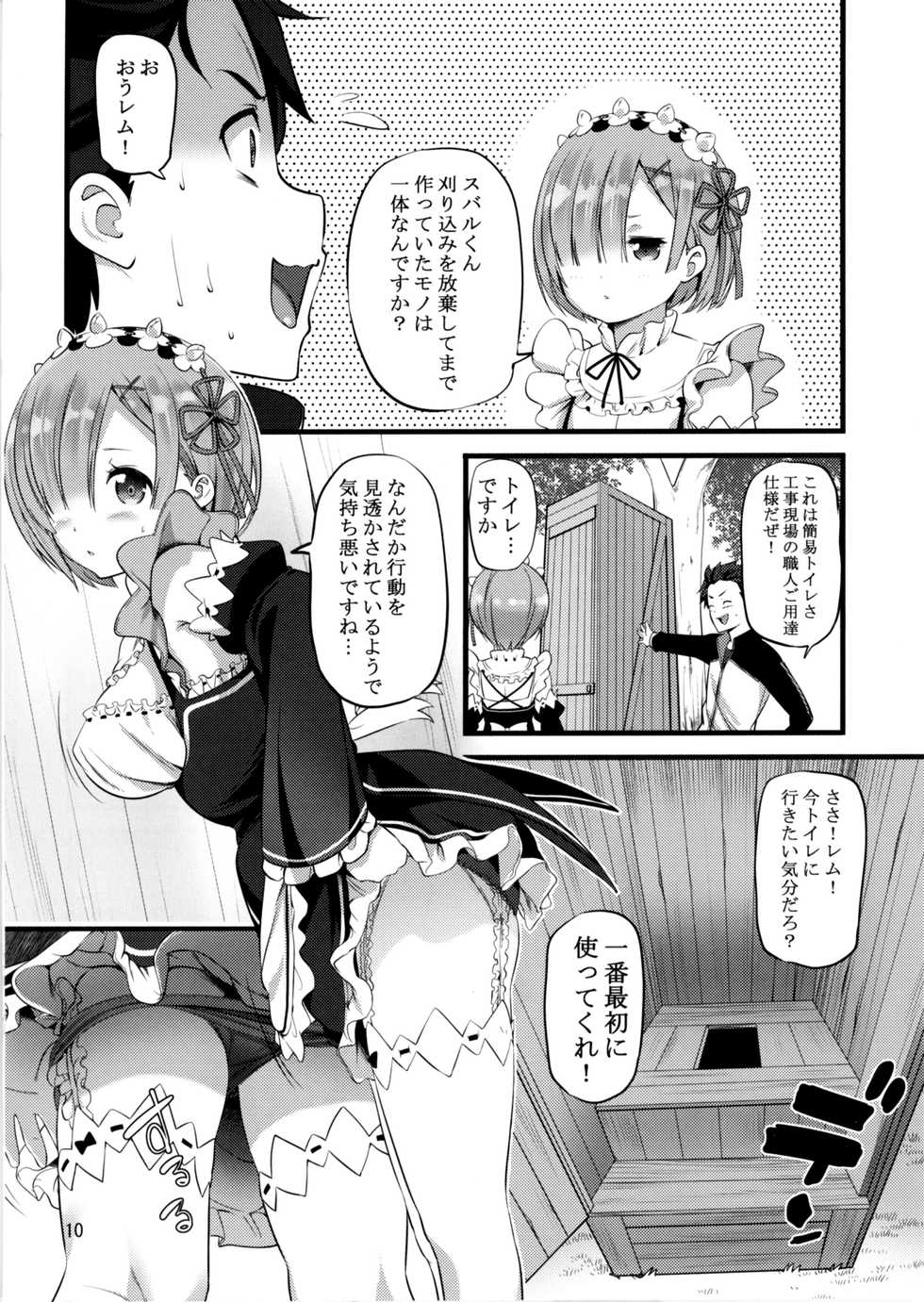 (SC2016 Autumn) [88 Gou (Ooishi Chuuni)] RE:ST ROOM (Re:Zero kara Hajimeru Isekai Seikatsu) - Page 10